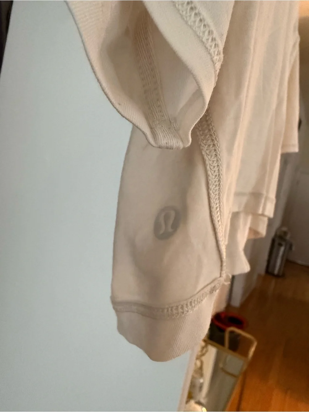 lululemon athletica Cropped Layered Tee - Cream